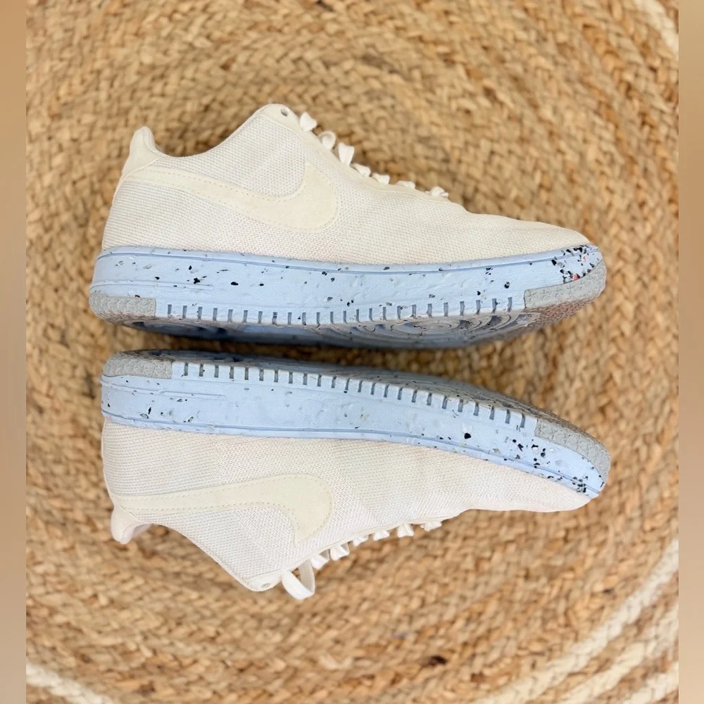 🌾 Nike Air Force One Crater‎ White and Blue